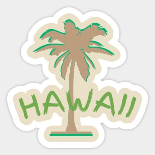 HAWAII coconut tree Sticker